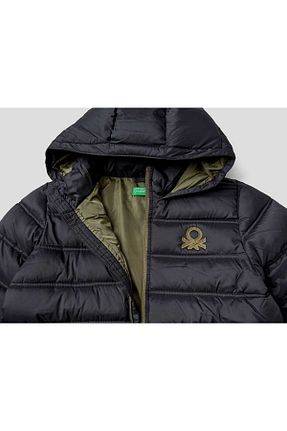 کاپشن مشکی بچه گانه رگولار United Colors of Benetton - کد 364085753