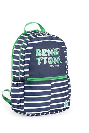 کیف مدرسه رنگی بچه گانه پارچه ای United Colors of Benetton - کد 743068025
