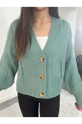 رویه سبز زنانه اکریلیک GND - کد 856261368