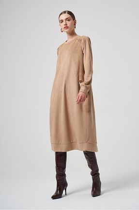 بلوز قهوه ای زنانه طرح دار MissWhence - کد 856274783