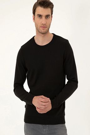 پلیور قهوه ای مردانه ساده Pierre Cardin - کد 856273499