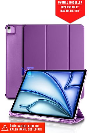 کیف تبلت بنفش Apple Uyumlu Nezih Case - کد 855442754