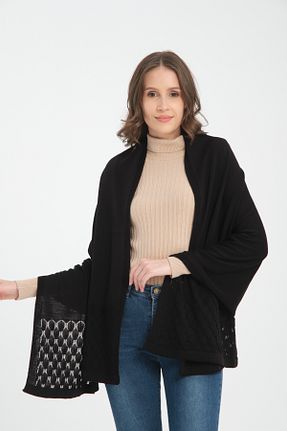 شال مشکی زنانه اکریلیک VEGA MODA - کد 856299295