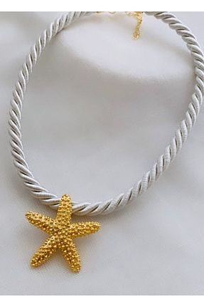 گردنبند جواهر نارنجی زنانه منجق VNS Accessories - کد 844436628