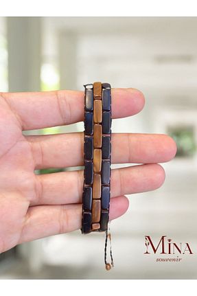 دستبند جواهر رنگی زنانه Mina Souvenir - کد 854161763