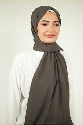 شال آبی زنانه کرپ LOSYANA - کد 856317997