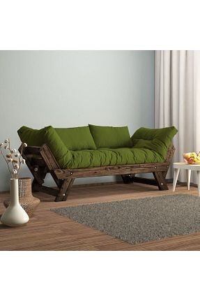 کاناپه سبز Keten Woodesk - کد 31651036