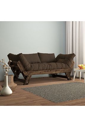 کاناپه قهوه ای Keten Woodesk - کد 34034541