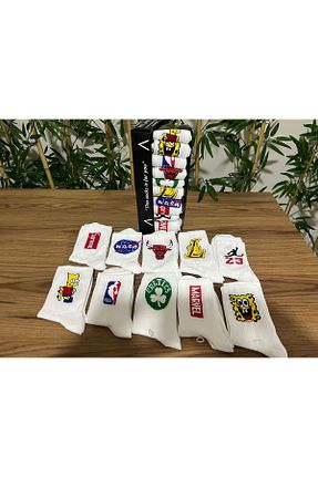 جوراب سفید زنانه پنبه ای AyganStore - کد 856314637