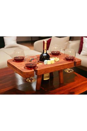 قفسه نوشیدنی و چرخ دستی سرویس Davi Ahşap - کد 844570735