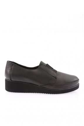 کفش کژوال مشکی زنانه چرم خالص Dgn - کد 316793101