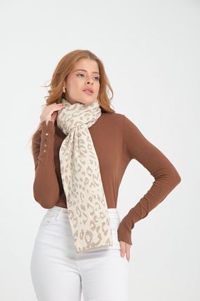 شال گردن قهوه ای زنانه اکریلیک VEGA MODA - کد 856337914