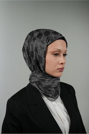 شال طوسی زنانه پلی استر LOSYANA - کد 856359178