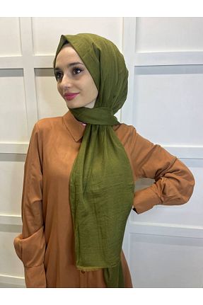 شال خاکی زنانه پنبه ای Arwella - کد 744423071