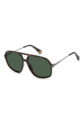 عینک آفتابی قهوه ای زنانه پلاریزه Polaroid - کد 350319116