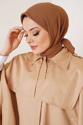 شال قهوه ای زنانه جاز Şalland - کد 856404657