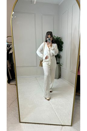 ست بالاتنه و پائین تنه نباتی زنانه بافتنی butiktulayyalcintas - کد 853782560