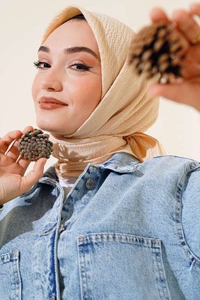 شال بژ زنانه جاز Şalland - کد 856405841