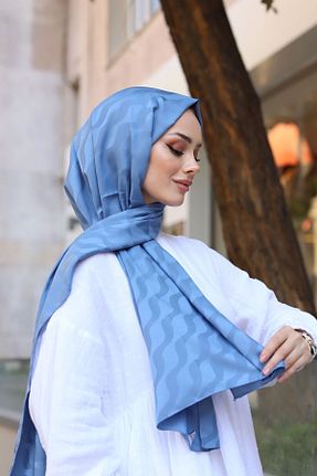 شال آبی زنانه Misipek Şal & Eşarp - کد 844179528