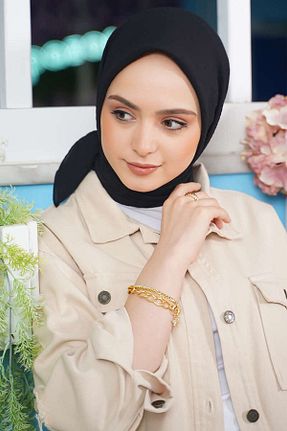 شال مشکی زنانه جاز Şalland - کد 856411256