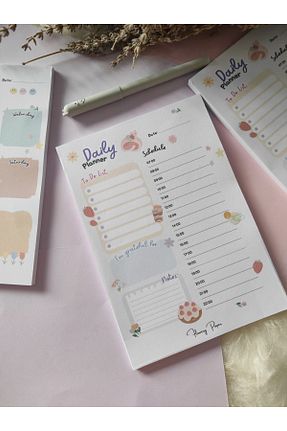 دفتر سفید Yumuşak Flowery Paper - کد 771450153