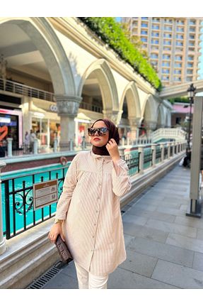 پیراهن حجاب صورتی زنانه مام فیت sibelcimenbutik - کد 846521939