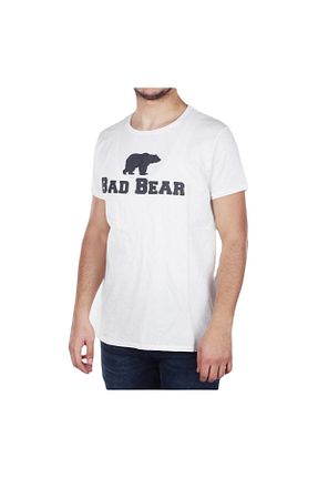 تیشرت اسپرت سفید مردانه رگولار Bad Bear - کد 745929562