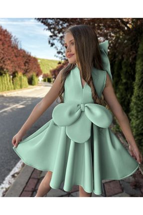 لباس سبز بچه گانه بافتنی By Feyza Kids Collection - کد 825922426