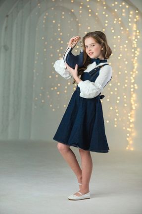 لباس آبی بچه گانه بافتنی Ribbon kids - کد 811448428