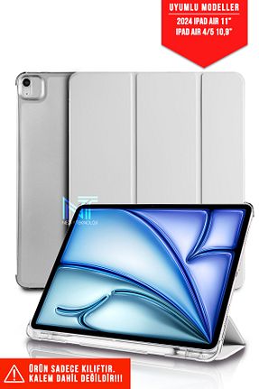 کیف تبلت طوسی Apple Uyumlu Nezih Case - کد 855442726