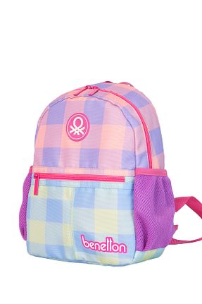 کیف مدرسه بنفش بچه گانه پارچه ای United Colors of Benetton - کد 850827659