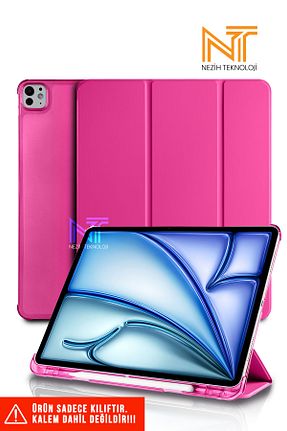 کیف تبلت صورتی Apple Uyumlu Nezih Case - کد 855442796