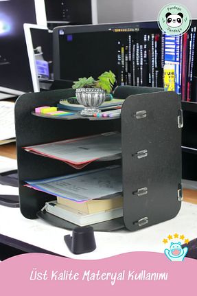 نظم دهنده رو میزی مشکی Pandogo - کد 767104030