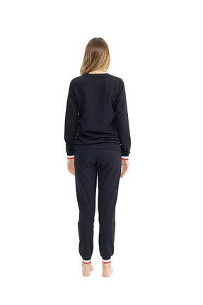 ست لباس راحتی سرمه ای زنانه لیسانس دار	 U.S. Polo Assn. - کد 856305319