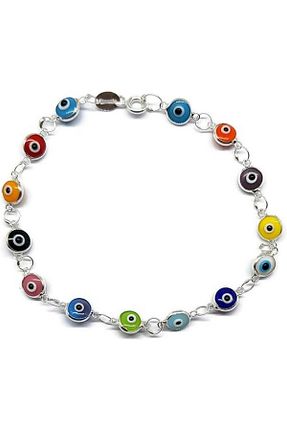 دستبند نقره رنگی زنانه 925 عیار Sylvery Jewels - کد 853445021