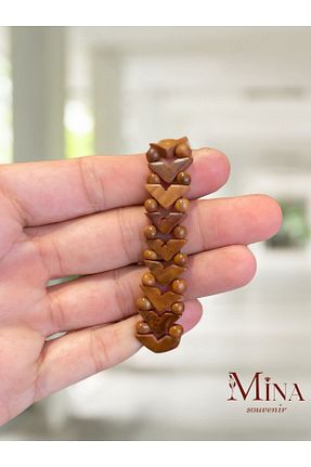 دستبند جواهر قهوه ای زنانه Mina Souvenir - کد 854161504
