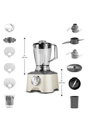 ست بلندر نباتی 1200 Watt + Karaca - کد 856313031