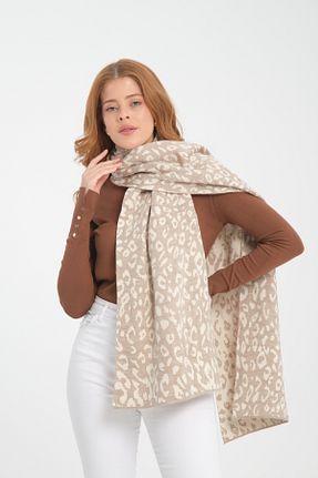 شال گردن قهوه ای زنانه اکریلیک VEGA MODA - کد 856337914