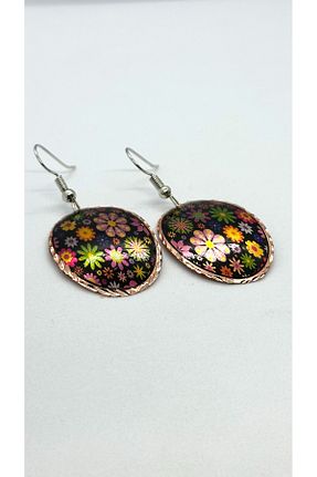 گوشواره جواهر رنگی لزران Miray hediyelik - کد 856335080