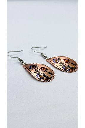 گوشواره جواهر رنگی لزران Miray hediyelik - کد 856336238