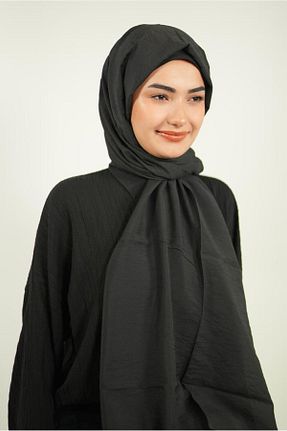 شال مشکی زنانه پلی استر LOSYANA - کد 856343040