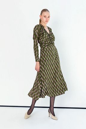 لباس خاکی زنانه بافتنی KAMEYA - کد 856354090