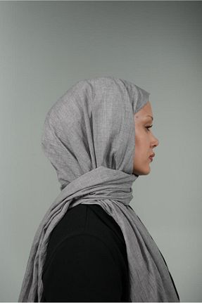 شال طوسی زنانه پلی استر LOSYANA - کد 856357303