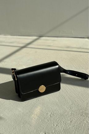کیف دوشی مشکی زنانه چرم مصنوعی skycott - کد 856361208