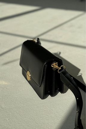 کیف دوشی مشکی زنانه چرم مصنوعی skycott - کد 856361208