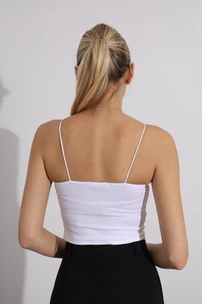 بلوز سفید زنانه ساده İpeqCollection - کد 852259006