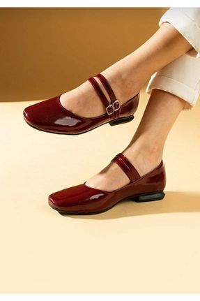 بابت زرشکی زنانه چرم لاکی DADWOLF - کد 856367055