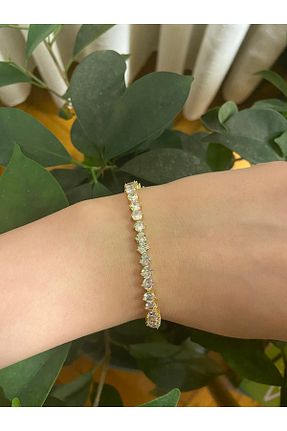 دستبند جواهر طلائی زنانه زیرکن Anetta Jewelry - کد 856367512