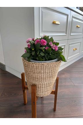 ژاردینیر قهوه ای 30 cm MarangozDede - کد 856434180