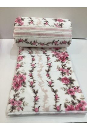 پتو دونفره صورتی پلی استر Sarar - کد 100991666